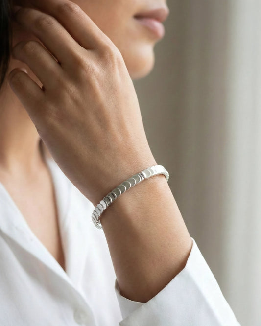 Sculpted Scale Bangle