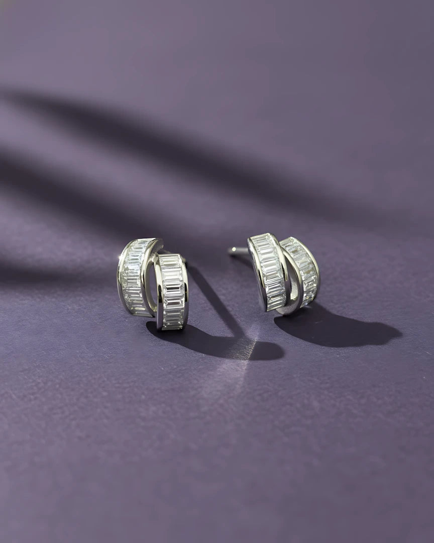 Sparkle Bar Studs | 925 sterling silver earrings