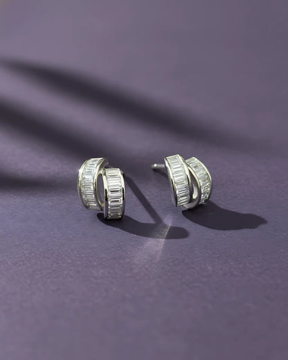 Sparkle Bar Studs | 925 sterling silver earrings