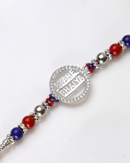 Pyare Bhaiya 925 Sterling Silver Rakhi