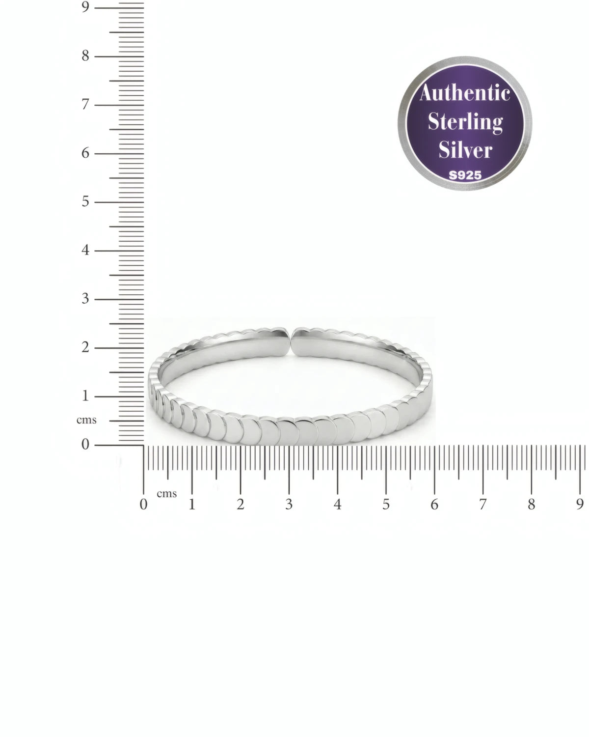 Sculpted Scale Bangle