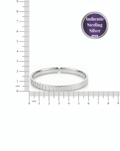 Sculpted Scale Bangle