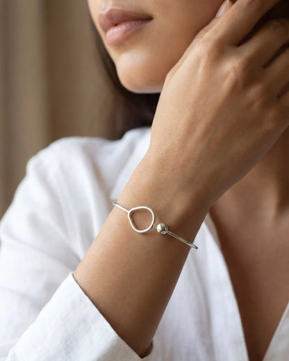 Minimalist Loop Cuff Bangle