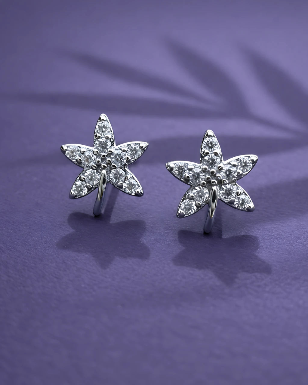 Starlight Blossom Stud Earrings | 925 Sterling Silver