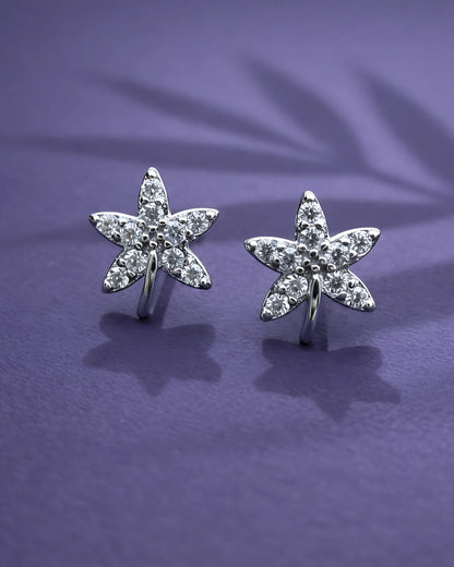 Starlight Blossom Stud Earrings | 925 Sterling Silver
