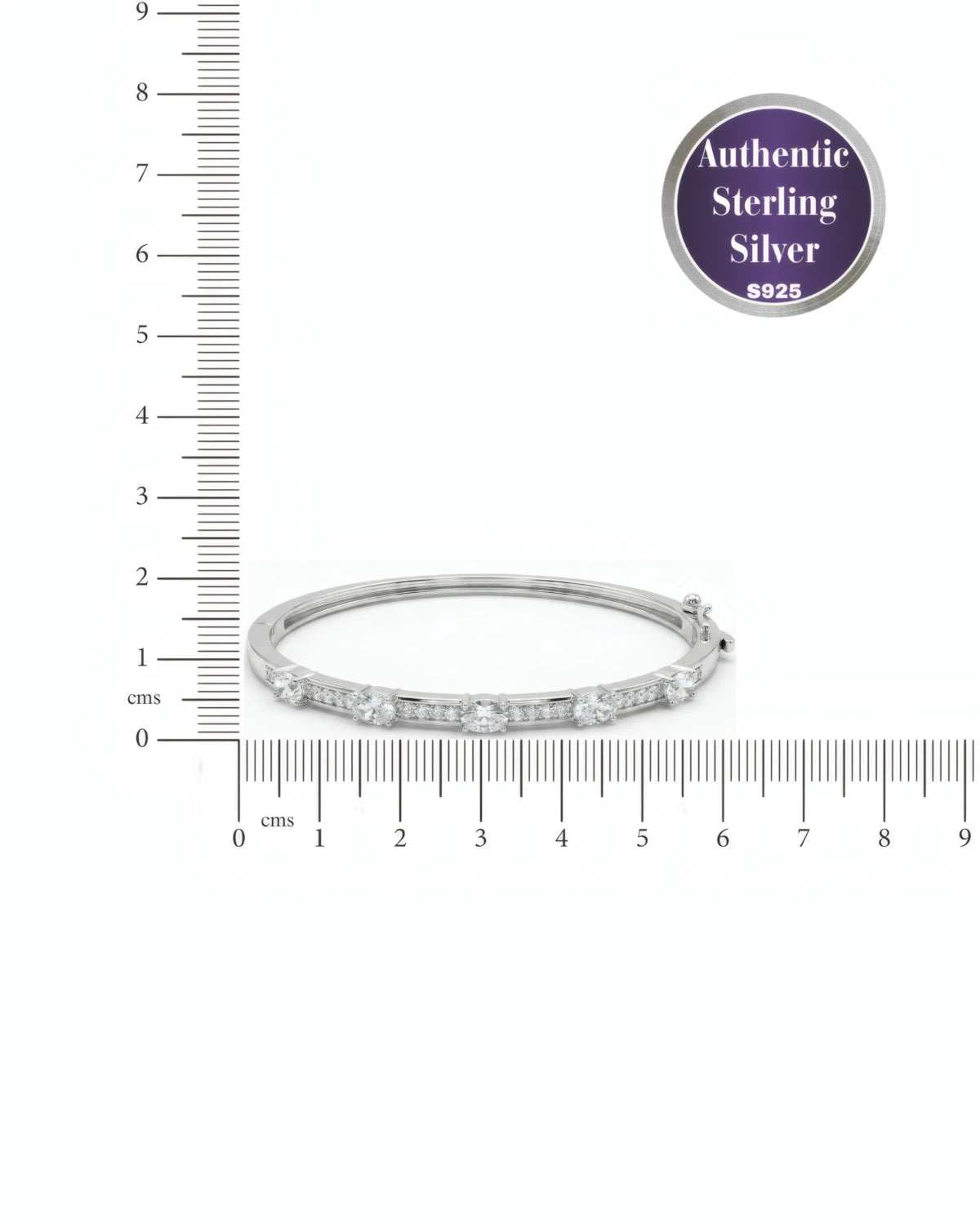Radiant Oval Bangle