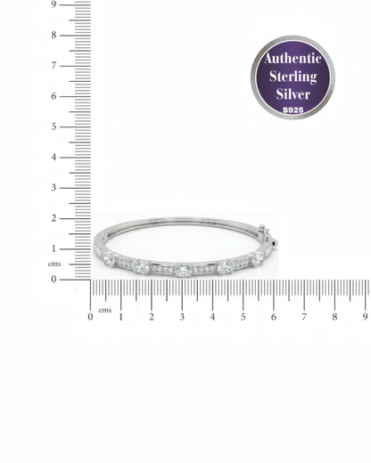Radiant Oval Bangle