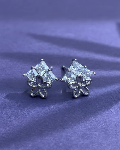 Enchanted Blossom Stud Earrings | 925 Sterling Silver