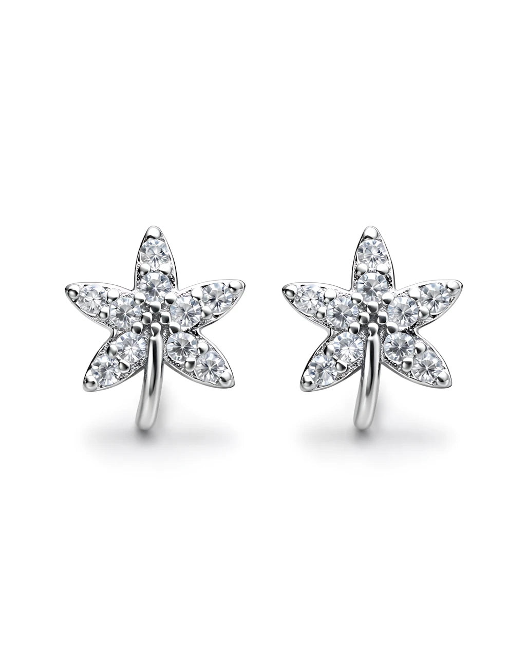 Starlight Blossom Stud Earrings | 925 Sterling Silver