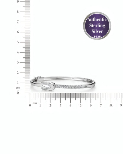 Crystal Knot Bangle