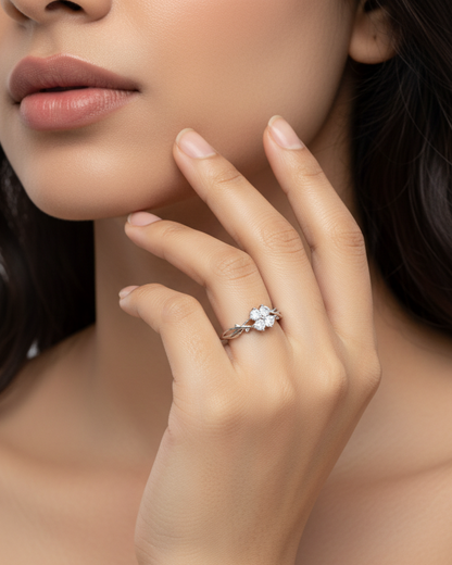 Infinity Sparkle Adjustable Ring