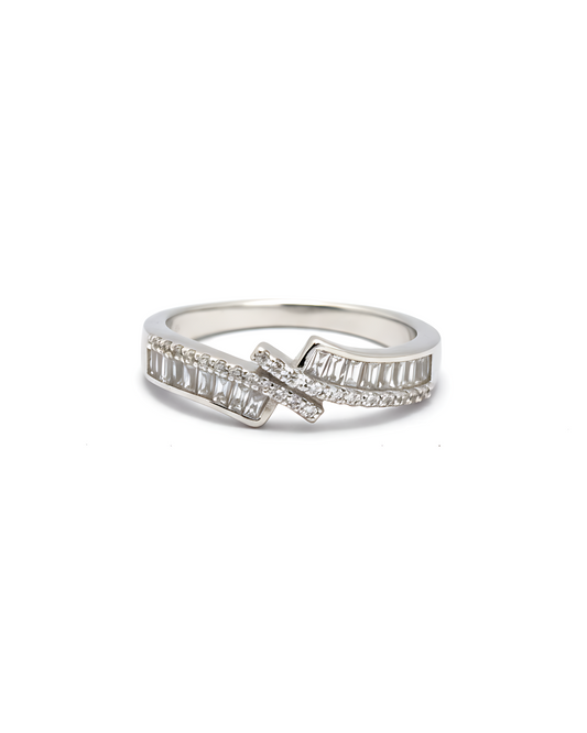 Unity Crossover Band | 925 sterling silver ring
